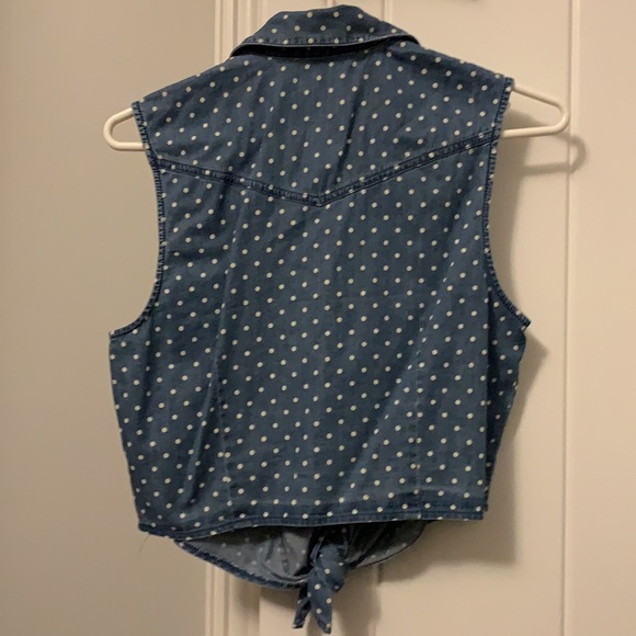 NEW dotted denim F21 - Picture 3 of 3